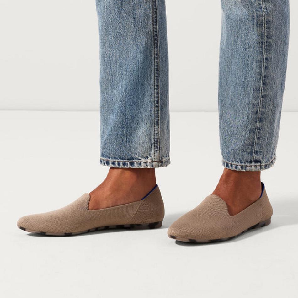 Rothy's The Almond Loafer Flache Schuhe Damen Beige | DENZX90461
