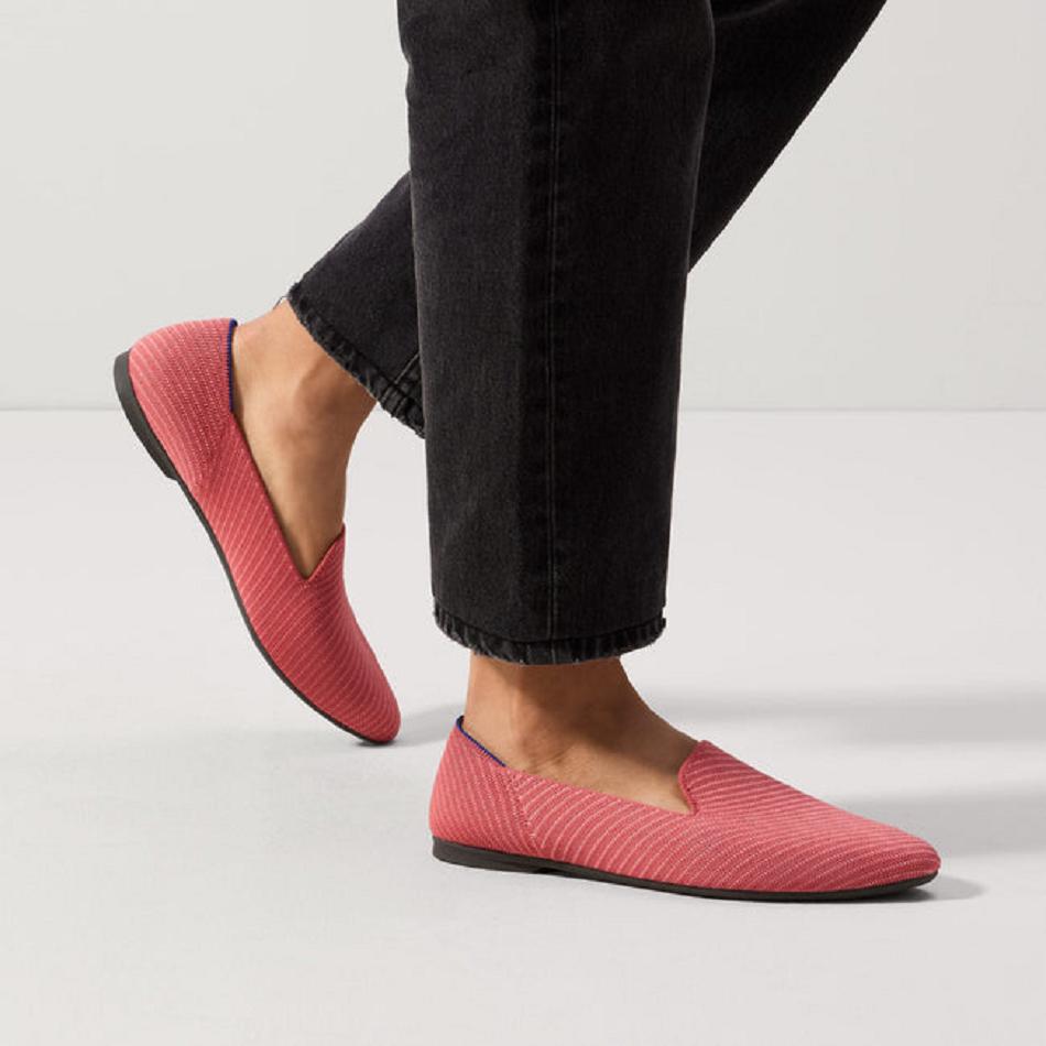 Rothy's The Almond Loafer Flache Schuhe Damen Rosa | LDETR30524