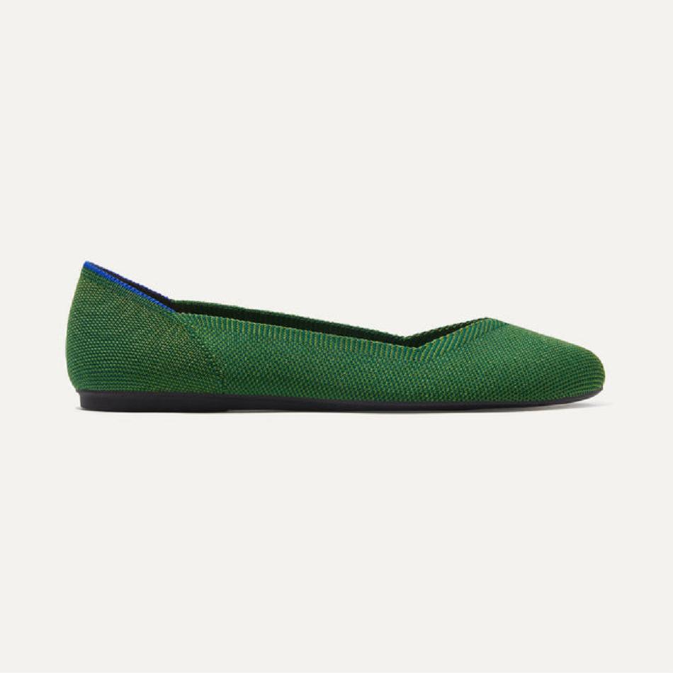Rothy's The Flache Flache Schuhe Damen Grün | UDEND78540