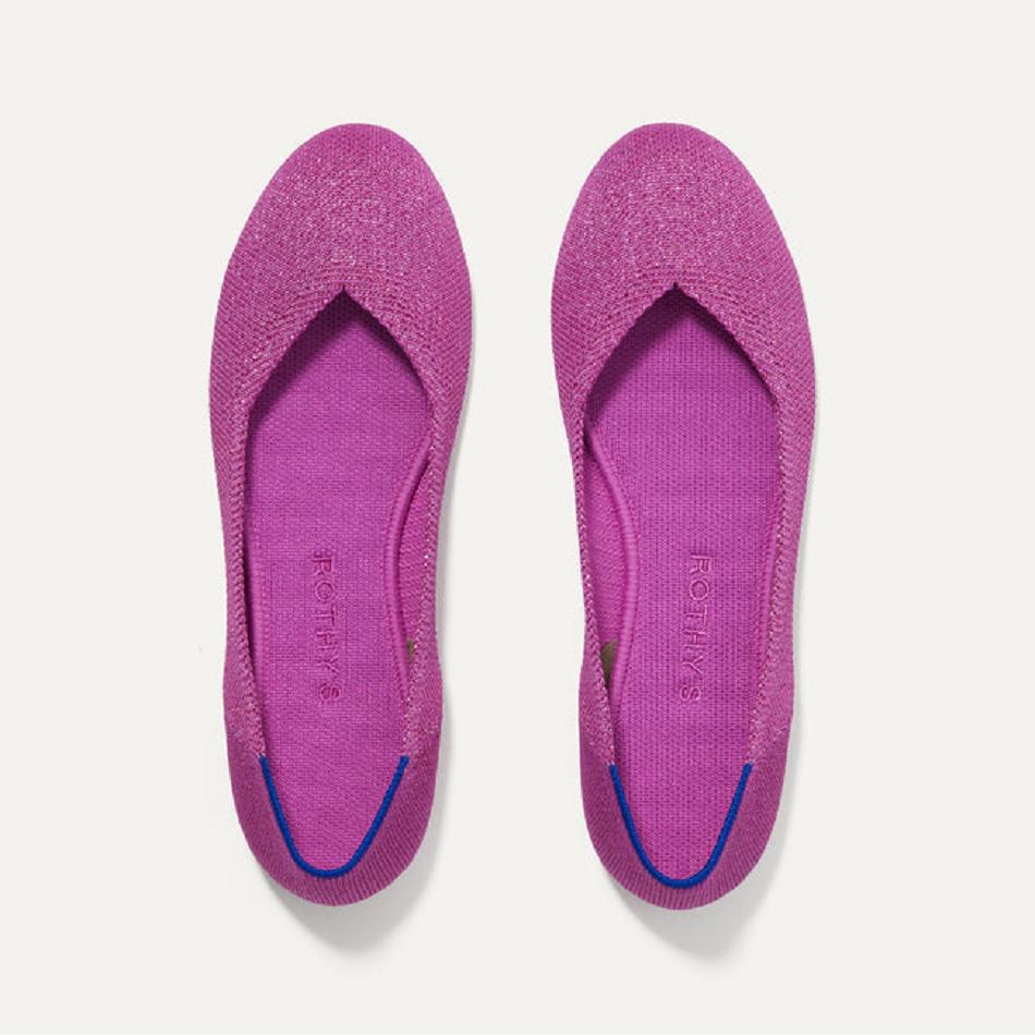 Rothy's The Flache Flache Schuhe Damen Lila | SDEVO21077