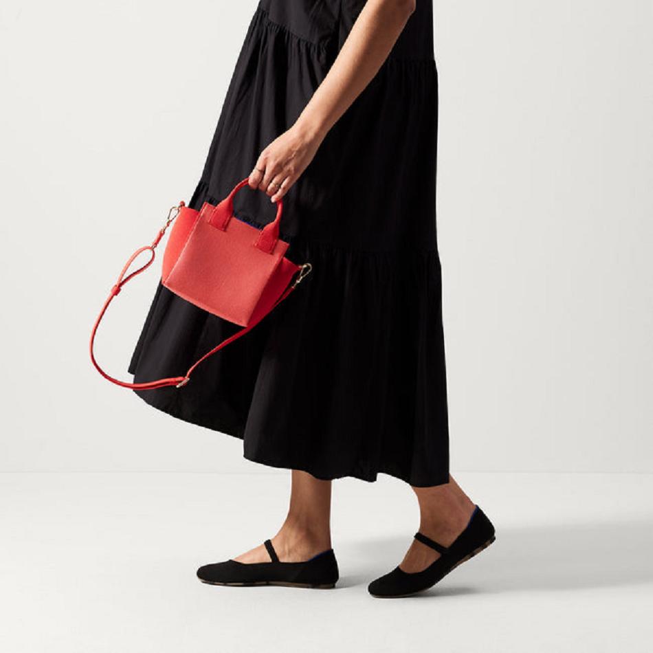 Rothy's The Mini Handbag crossbody taschen Damen Rot | DEEAH54616