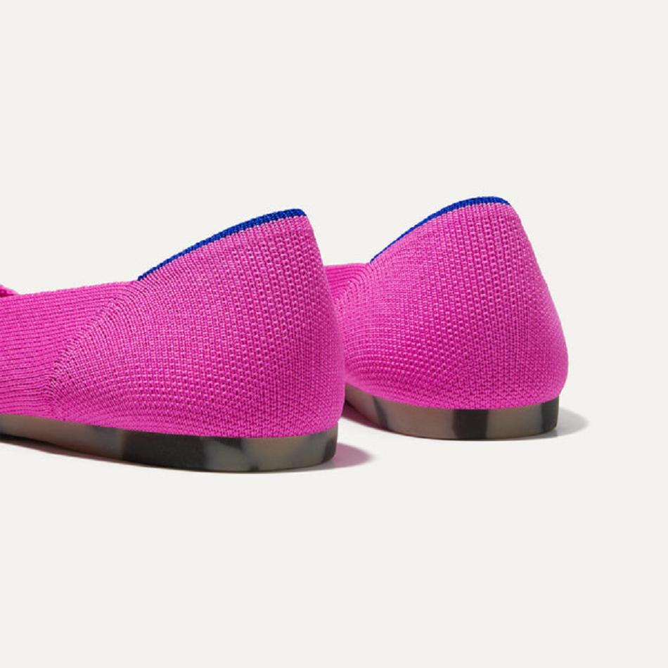 Rothy's The Point Flache Schuhe Damen Lila | LDETR47981